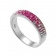 Stříbrný prsten Basic - 63011 (rose)