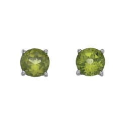 Stříbrné náušnice Hot Diamonds Anais Peridot AE008