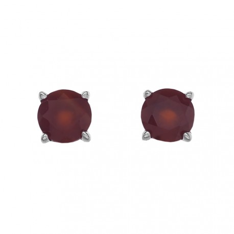 Stříbrné náušnice Hot Diamonds Anais Karneol AE007