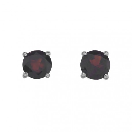 Stříbrné náušnice Hot Diamonds Anais Granát AE001