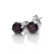 Stříbrné náušnice Hot Diamonds Anais Granát AE001