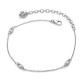 Náramek Hot Diamonds Anais bílý Topaz AB004