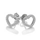 Stříbrné náušnice Hot Diamonds Love DE535