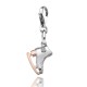 Přívěsek Hot Diamonds Ice Skate Rose gold finish RG DT242