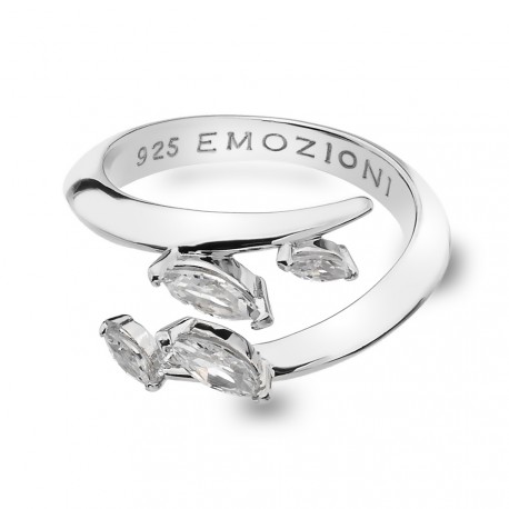 Stříbrný prsten Hot Diamonds Emozioni Alloro se zirkony ER023
