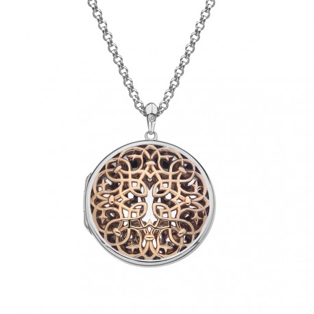 Přívěsek Hot Diamonds Large Circle Filigree Locket RG DP666