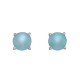 Stříbrné náušnice Hot Diamonds Anais modrý achát AE009