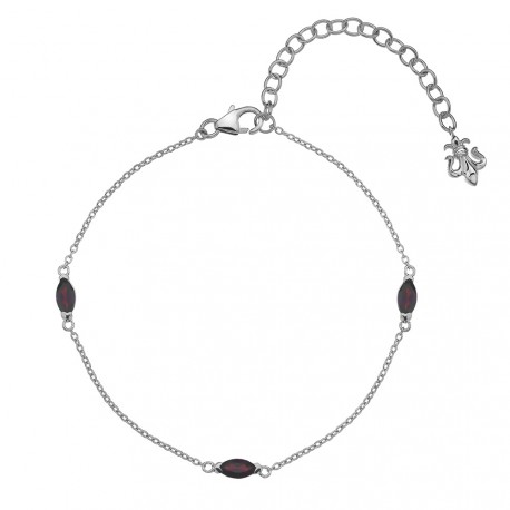 Náramek Hot Diamonds Anais Granát AB001