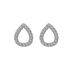 Stříbrné náušnice Hot Diamonds Teardrop Micro Bliss DE555