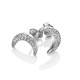 Stříbrné náušnice Hot Diamonds Crescent Micro Bliss DE553
