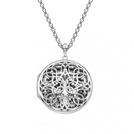 Přívěsek Hot Diamonds Large Circle Filigree Locket DP665