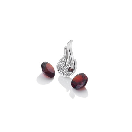 Přívěsek Hot Diamonds Anais element oheň Granát AC101