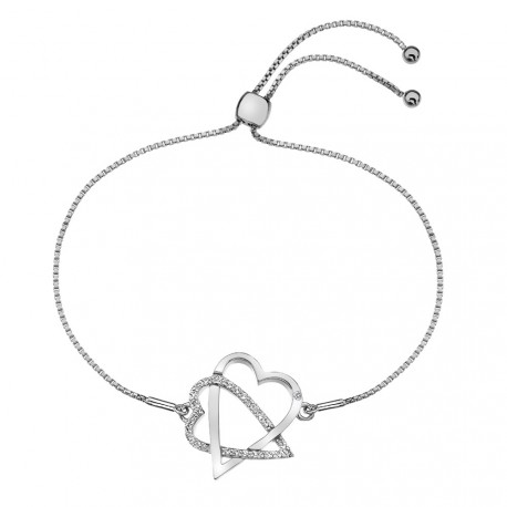 Stříbrný náramek Hot Diamonds Adorable DL576