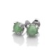Stříbrné náušnice Hot Diamonds Anais zelený Aventurín AE003