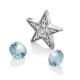 Přívěsek Hot Diamonds Anais element hvězda modrý Topaz AC110