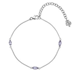 Náramek Hot Diamonds Anais Ametyst AB002