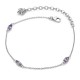 Náramek Hot Diamonds Anais Ametyst AB002