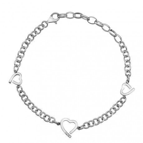 Stříbrný náramek Hot Diamonds Love DL564