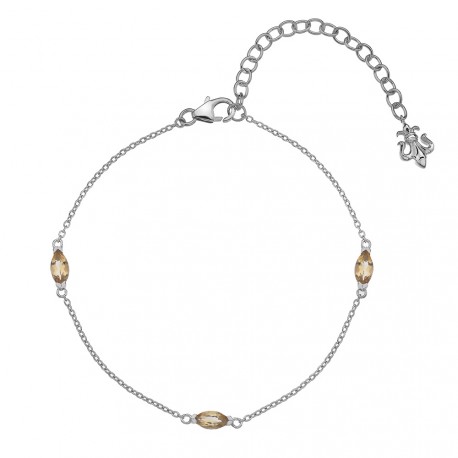 Náramek Hot Diamonds Anais Citrin AB011