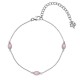 Náramek Hot Diamonds Anais růžový křemen AB010