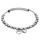 Ocelový náramek Hot Diamonds Emozioni Heart Silver