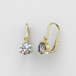 Dětské zlaté náušnice BeKid M - 782 (žluté zlato)