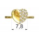 Dětský zlatý prstýnek BeKid - 865 (žluté zlato Au585)