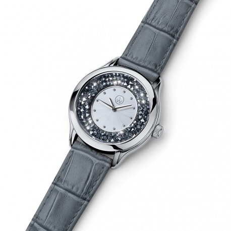 Dámské náramkové hodinky Oliver Weber Rocks Steel - 65058 (leatherstrap grey)