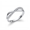 Stříbrný prsten Oliver Weber Opt - 63234 (crystal)