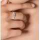 Stříbrný prsten Oliver Weber Opt - 63233 (crystal)
