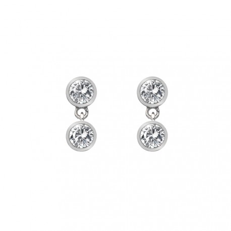 Stříbrné náušnice Hot Diamonds Willow DE586