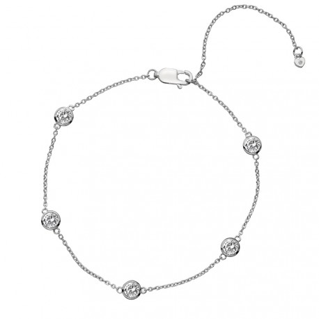 Stříbrný náramek Hot Diamonds Willow DL580