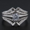 Stříbrný prsten R2236