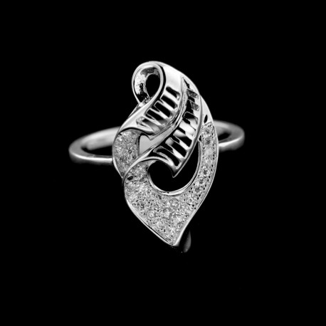 Stříbrný prsten R375