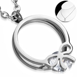 Elegantní náhrdelník se zavěšeným prstýnkem