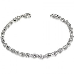 Pletený náramek z chirurgické oceli