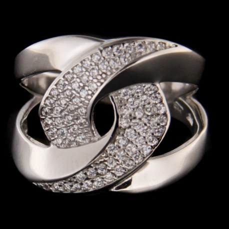 Stříbrný prsten R2305