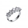 Stříbrný prsten Oliver Weber Friend - 63235 (crystal)