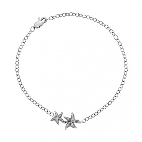 Stříbrný náramek Hot Diamonds Daisy DL587