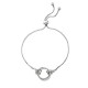 Stříbrný náramek Hot Diamonds Jasmine DL594