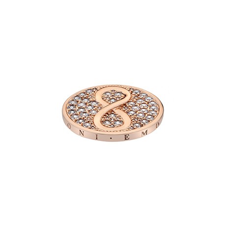 Přívěsek Hot Diamonds Emozioni Infinity Rose Gold Coin
