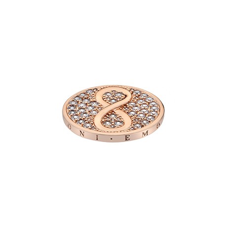 Přívěsek Hot Diamonds Emozioni Infinity Rose Gold Coin