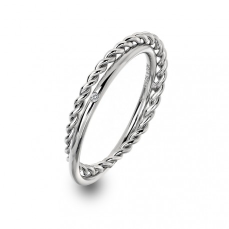 Stříbrný prsten Hot Diamonds Jasmine DR210
