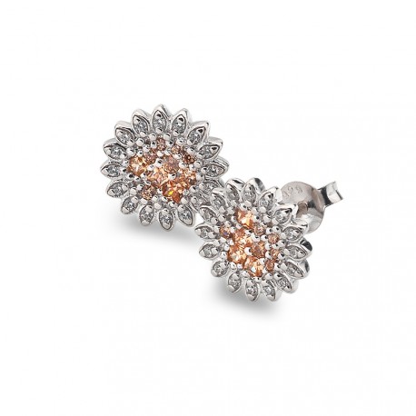 Stříbrné náušnice Hot Diamonds Emozioni Spirzzare EE032