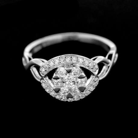 Stříbrný prsten R410