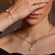 Stříbrný náhrdelník Hot Diamonds Linked DN172
