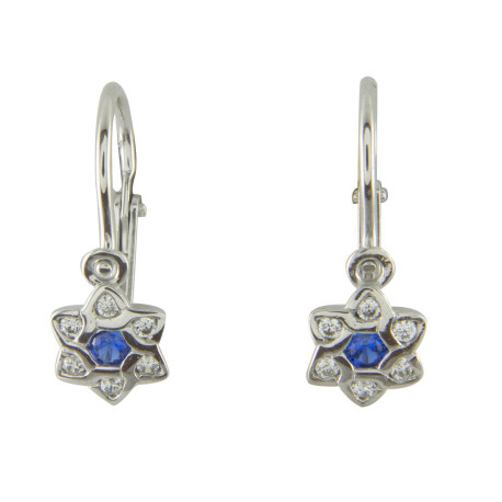 Zlaté náušnice C2149WBL