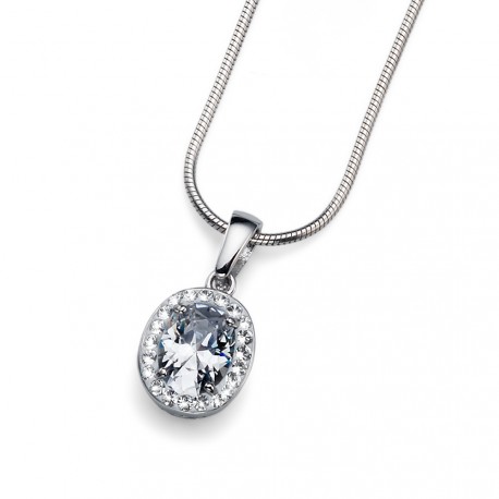 Stříbrný přívěsek Oliver Weber Pure - 61109 - Ag925 (crystal)