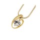 Přívěsek Oliver Weber Bright - 11076 (gold/crystal)