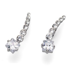 Náušnice Oliver Weber Basic - 22437 (crystal)